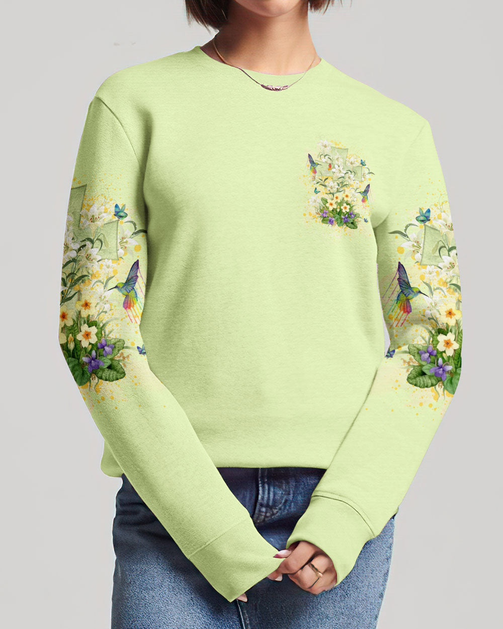 Just A Girl Who Loves Jesus Women's All Over Print Shirt - Yhlh15092302, easychoo.com