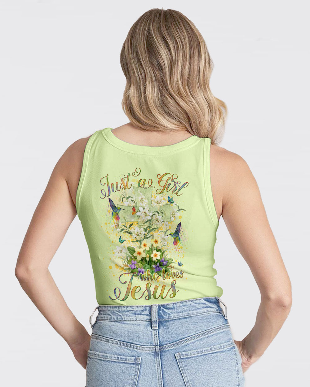 Just A Girl Who Loves Jesus Women's All Over Print Shirt - Yhlh15092302, easychoo.com