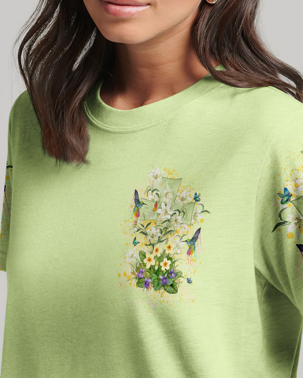 Just A Girl Who Loves Jesus Women's All Over Print Shirt - Yhlh15092302, easychoo.com