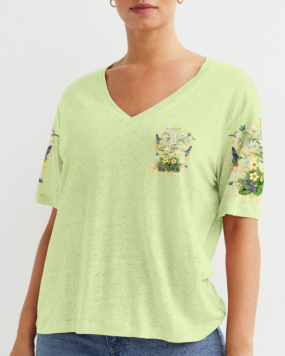 Just A Girl Who Loves Jesus Women's All Over Print Shirt - Yhlh15092302, easychoo.com