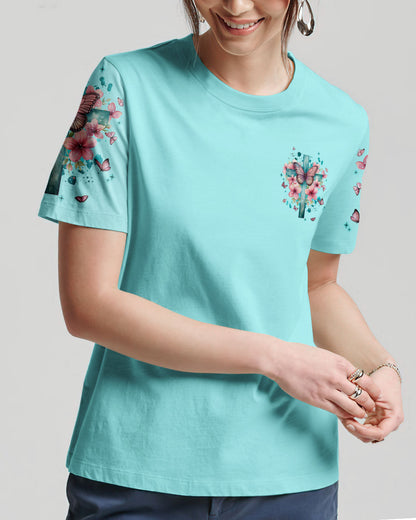 He Left The 99 Women's All Over Print Shirt - Tlnt1309231, easychoo.com