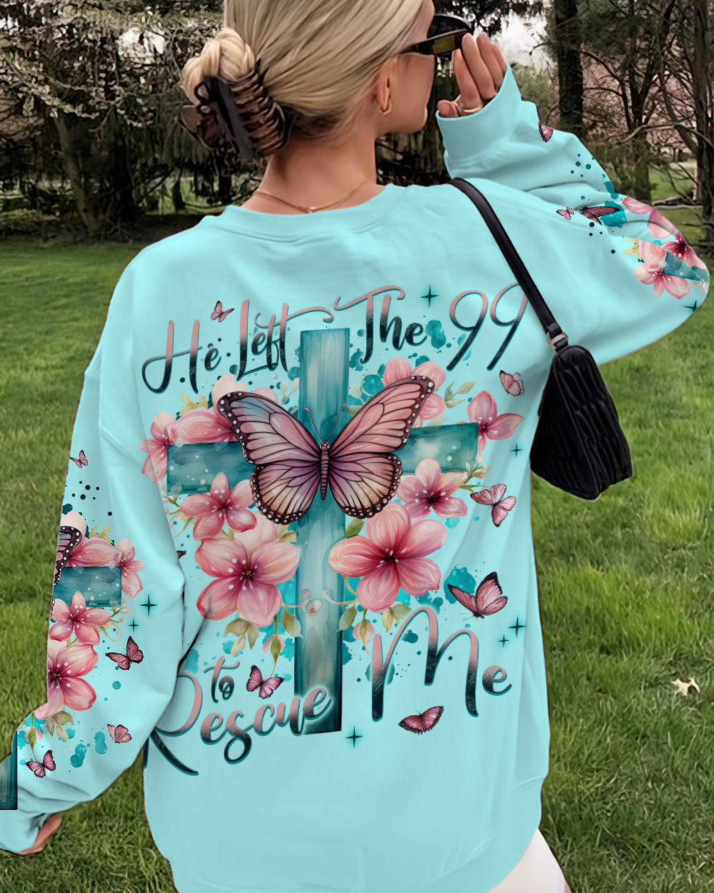 He Left The 99 Women's All Over Print Shirt - Tlnt1309231, easychoo.com