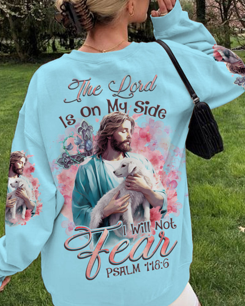 The Lord Is On My Side Lamb Women's All Over Print Shirt - Tlnz1909233, easychoo.com