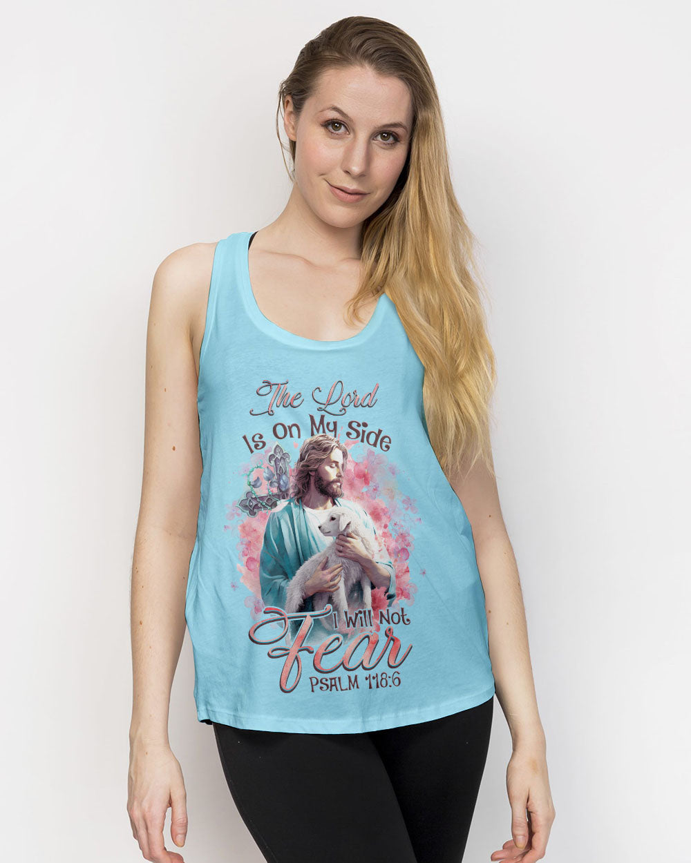 The Lord Is On My Side Lamb Women's All Over Print Shirt - Tlnz1909233, easychoo.com