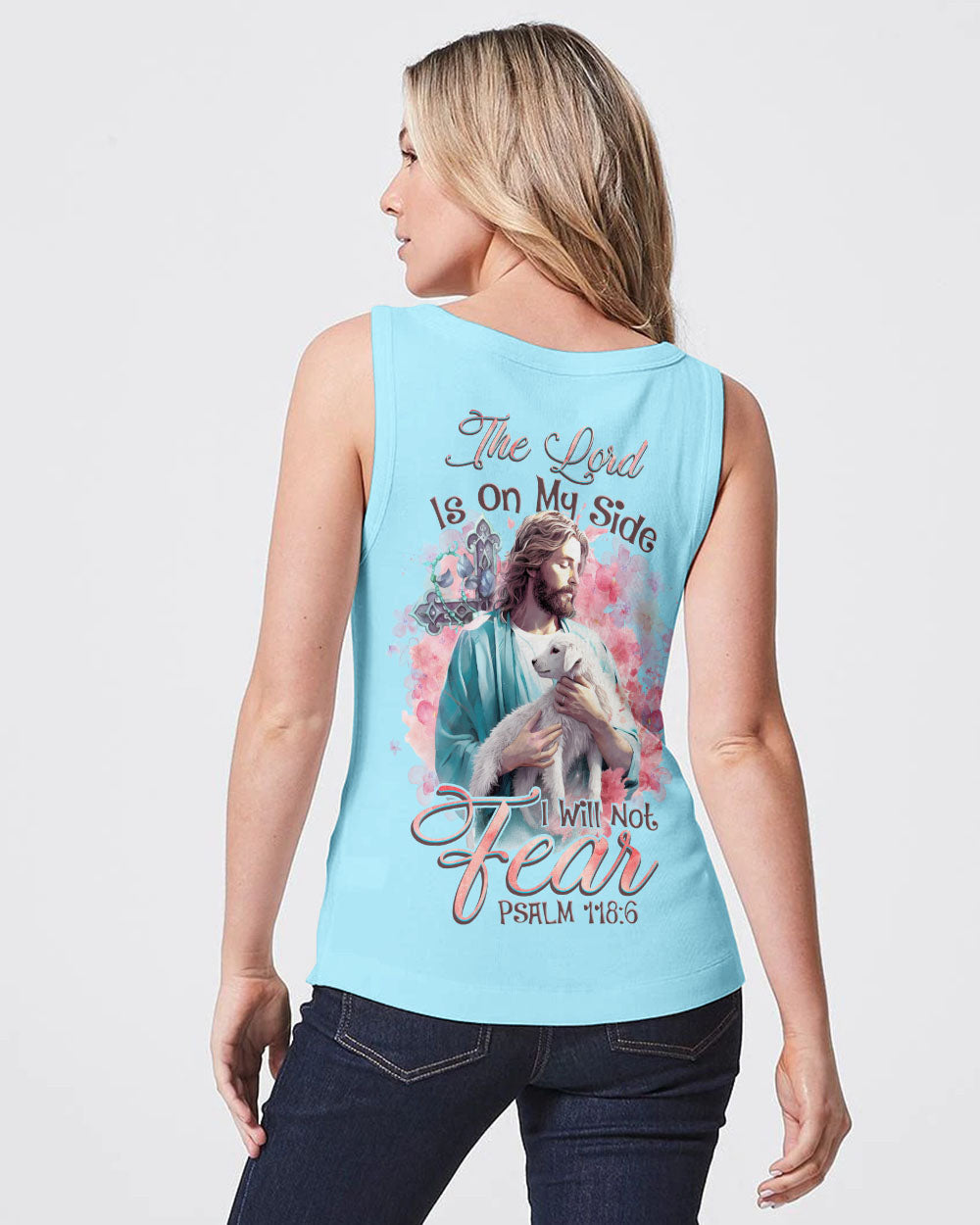 The Lord Is On My Side Lamb Women's All Over Print Shirt - Tlnz1909233, easychoo.com