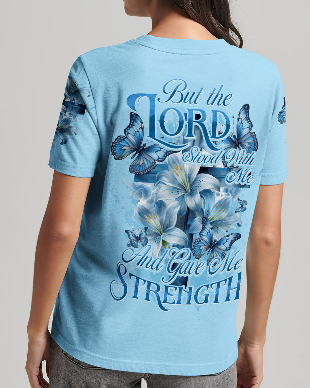 Lord Stood With Me Women's All Over Print Shirt - Tytd1108231, easychoo.com