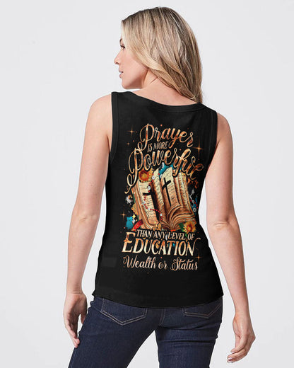 Prayer Is More Powerful Women's All Over Print Shirt - Ty0407232, easychoo.com