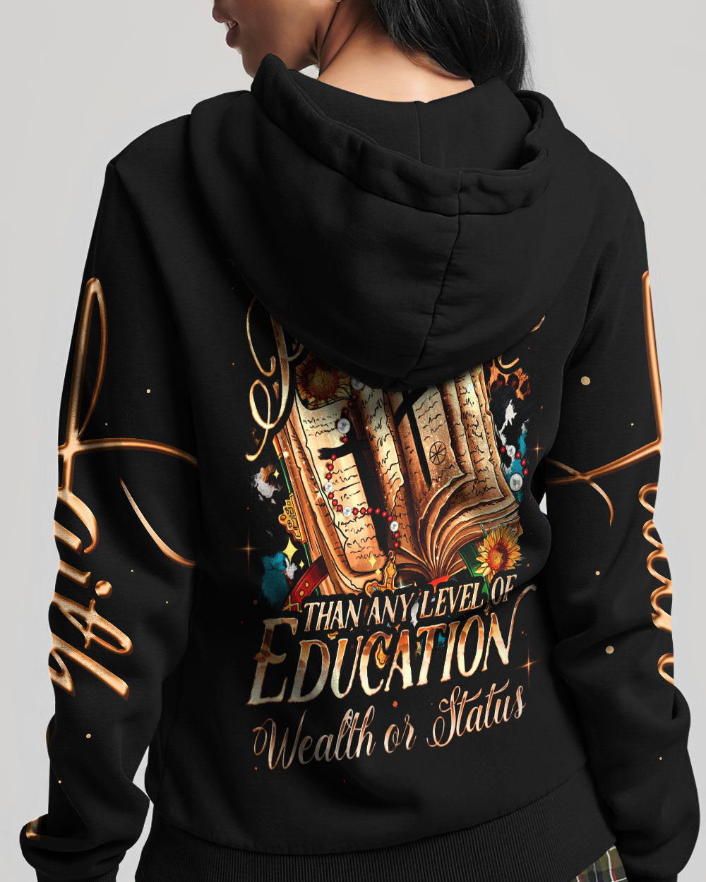 Prayer Is More Powerful Women's All Over Print Shirt - Ty0407232, easychoo.com