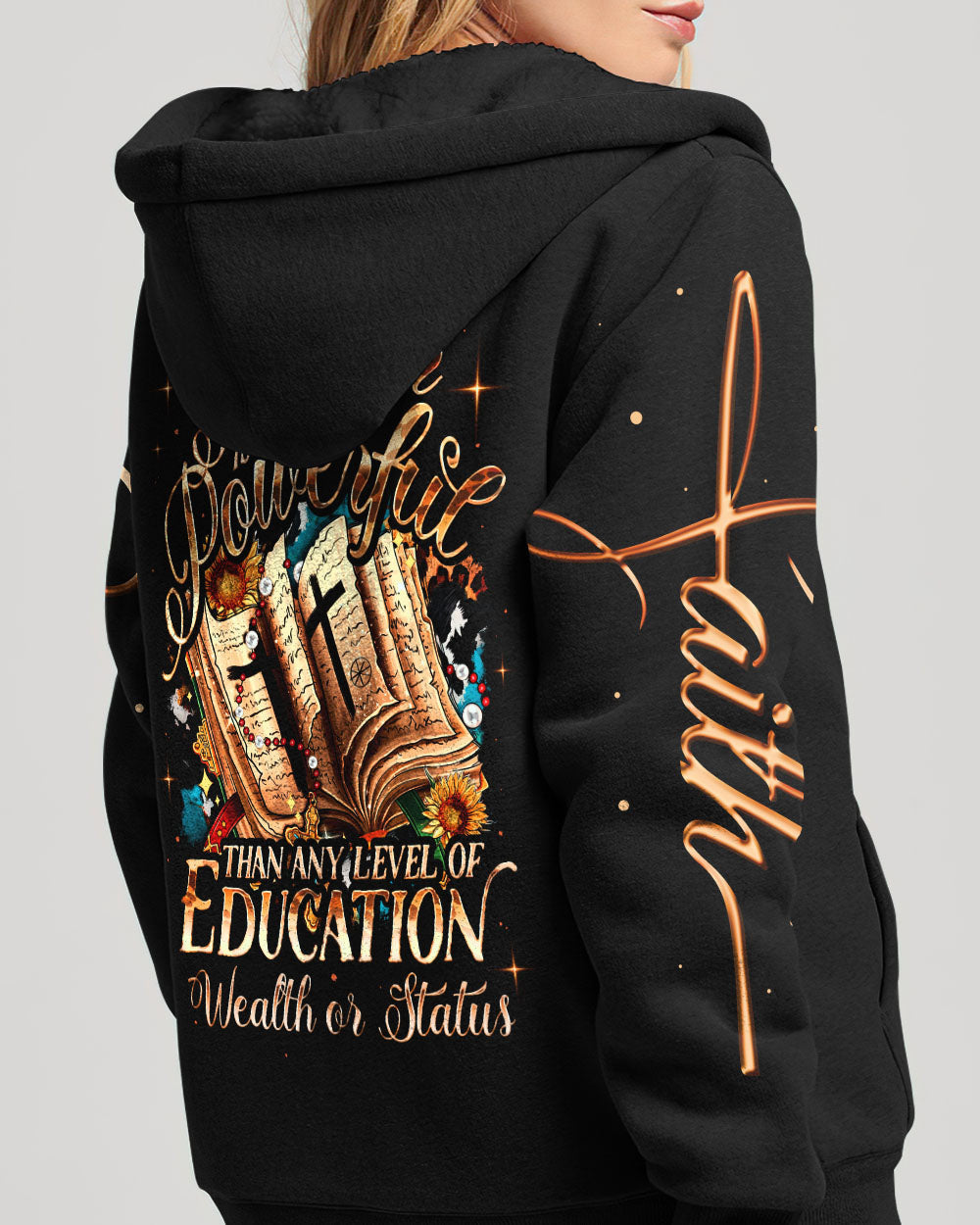 Prayer Is More Powerful Women's All Over Print Shirt - Ty0407232, easychoo.com