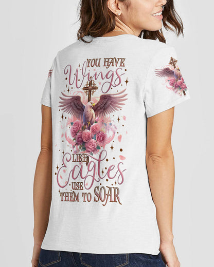 You Have Wings Like Eagles Women's All Over Print Shirt - Tlnz2707232, easychoo.com
