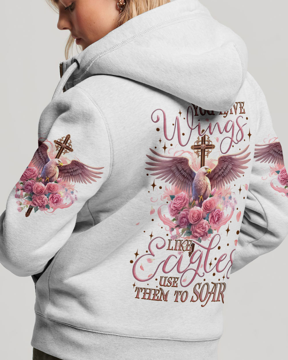 You Have Wings Like Eagles Women's All Over Print Shirt - Tlnz2707232, easychoo.com