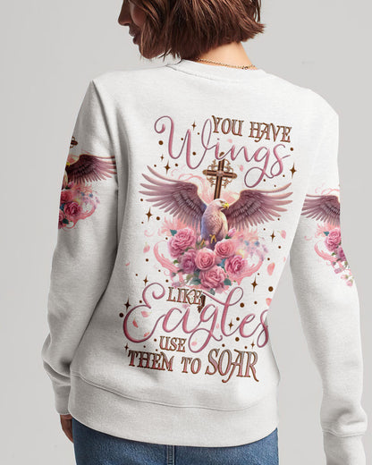 You Have Wings Like Eagles Women's All Over Print Shirt - Tlnz2707232, easychoo.com