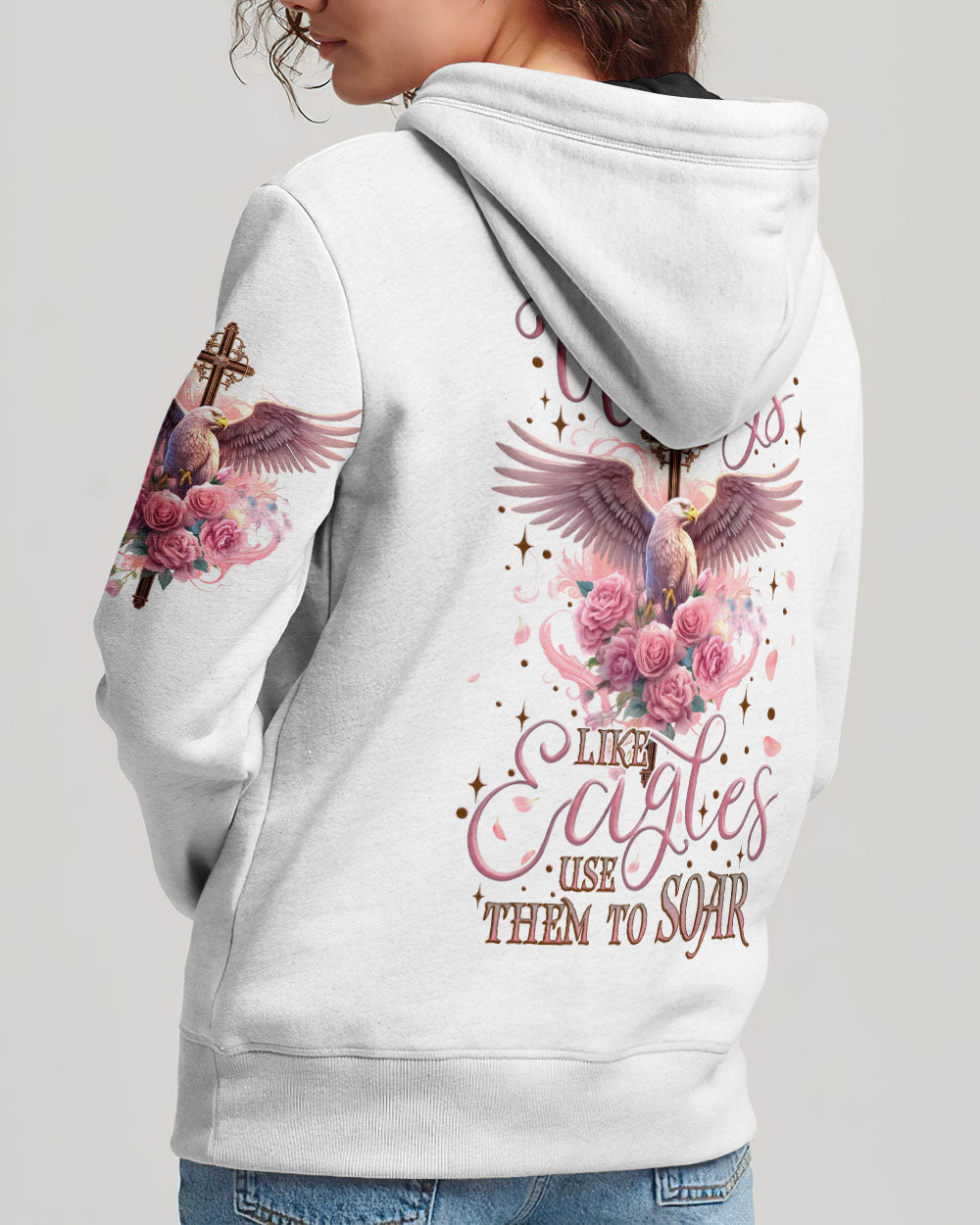 You Have Wings Like Eagles Women's All Over Print Shirt - Tlnz2707232, easychoo.com