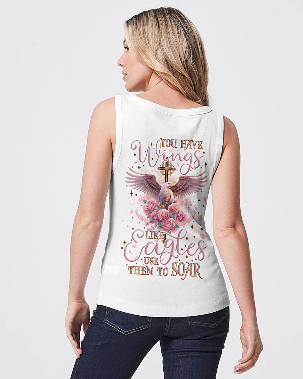 You Have Wings Like Eagles Women's All Over Print Shirt - Tlnz2707232, easychoo.com