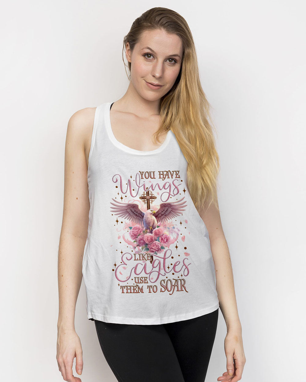 You Have Wings Like Eagles Women's All Over Print Shirt - Tlnz2707232, easychoo.com