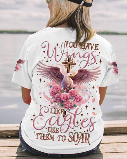 You Have Wings Like Eagles Women's All Over Print Shirt - Tlnz2707232, easychoo.com