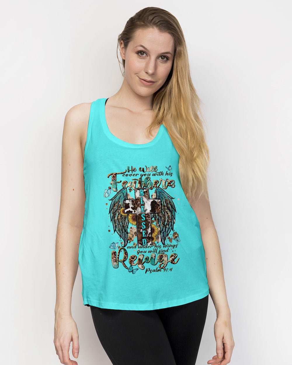 He Will Cover You Women's All Over Print Shirt - Tlnt2109232, easychoo.com