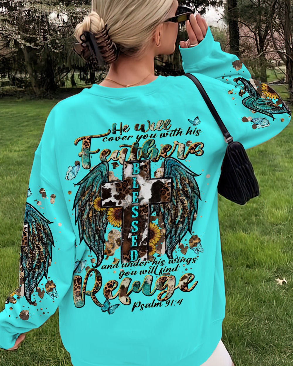 He Will Cover You Women's All Over Print Shirt - Tlnt2109232, easychoo.com