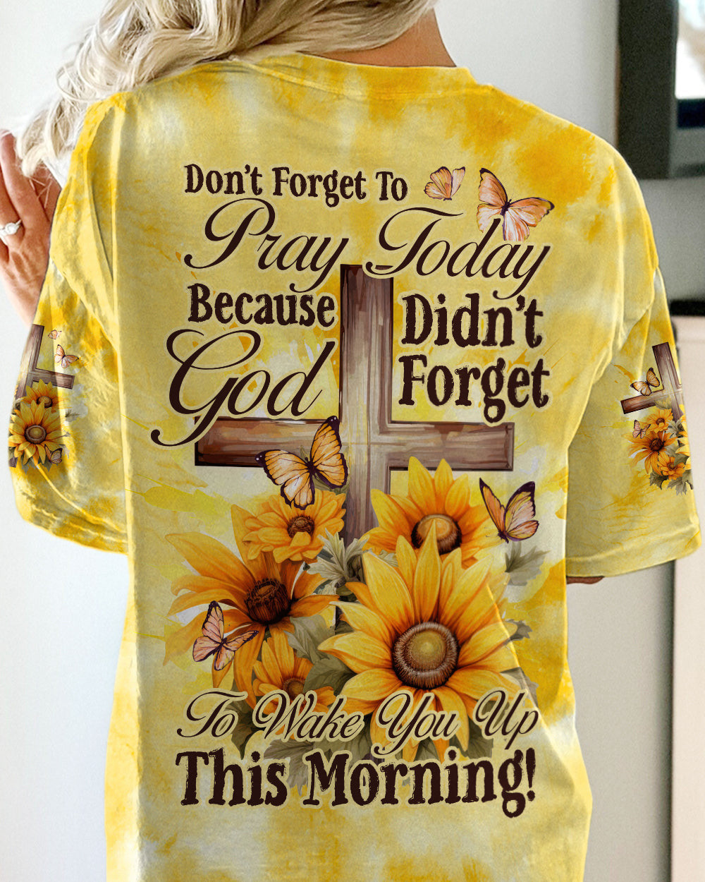 Don't Forget To Pray Today Women's All Over Print Shirt - Tytd0410233, easychoo.com