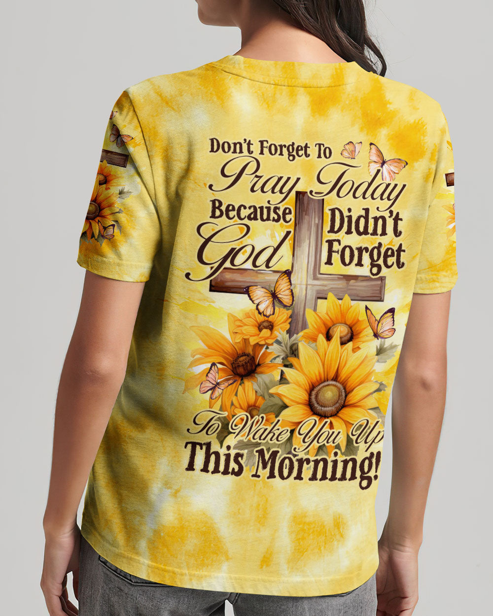 Don't Forget To Pray Today Women's All Over Print Shirt - Tytd0410233, easychoo.com