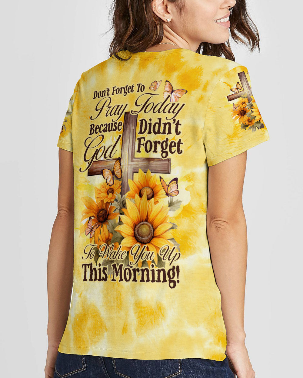 Don't Forget To Pray Today Women's All Over Print Shirt - Tytd0410233, easychoo.com