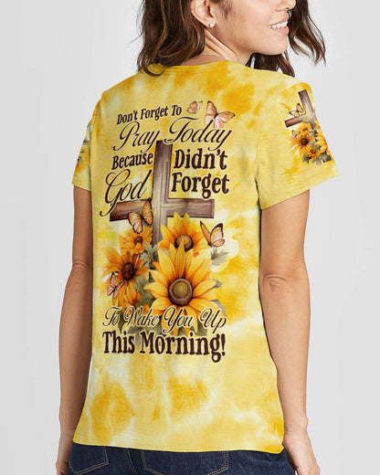 Don't Forget To Pray Today Women's All Over Print Shirt - Tytd0410233, easychoo.com