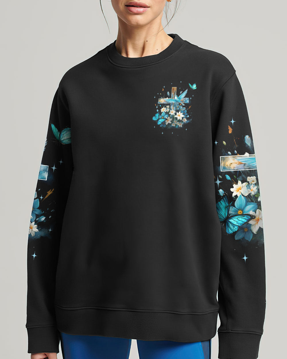 God Always With Me Women's All Over Print Shirt - Tyqy2009232, easychoo.com