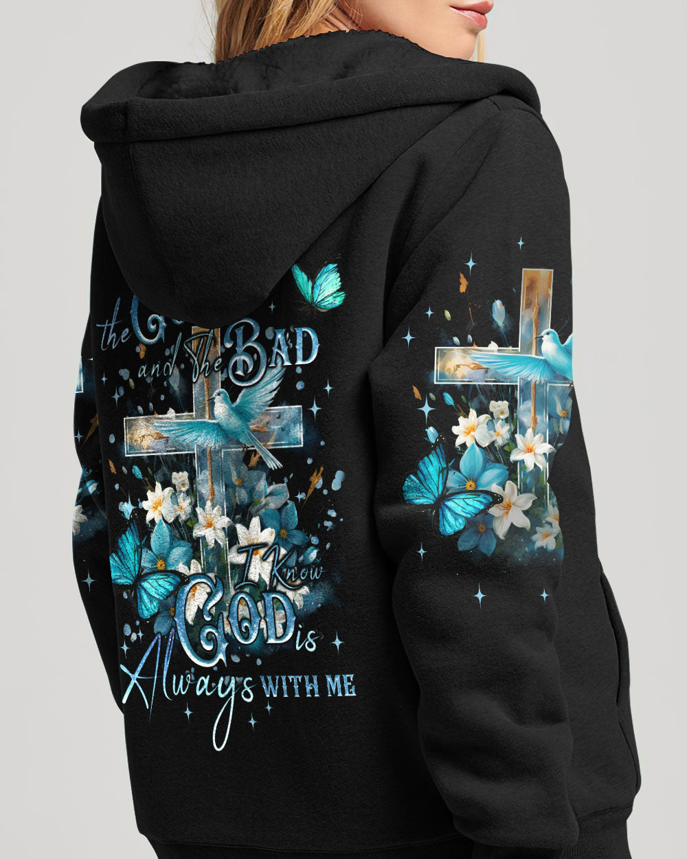 God Always With Me Women's All Over Print Shirt - Tyqy2009232, easychoo.com