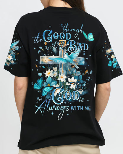 God Always With Me Women's All Over Print Shirt - Tyqy2009232, easychoo.com