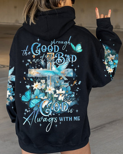 God Always With Me Women's All Over Print Shirt - Tyqy2009232, easychoo.com