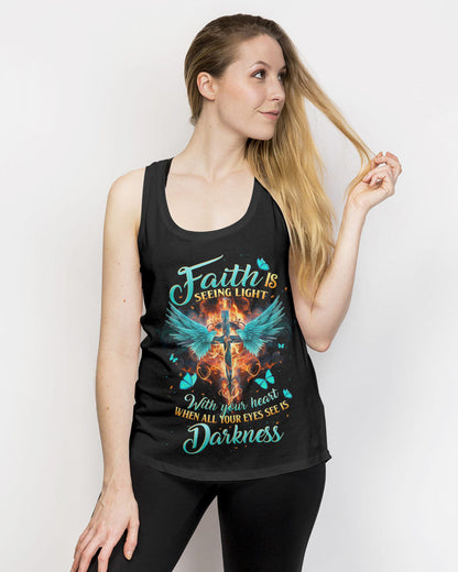 Faith Is Seeing Light Women's All Over Print Shirt - Tltw1610233, easychoo.com