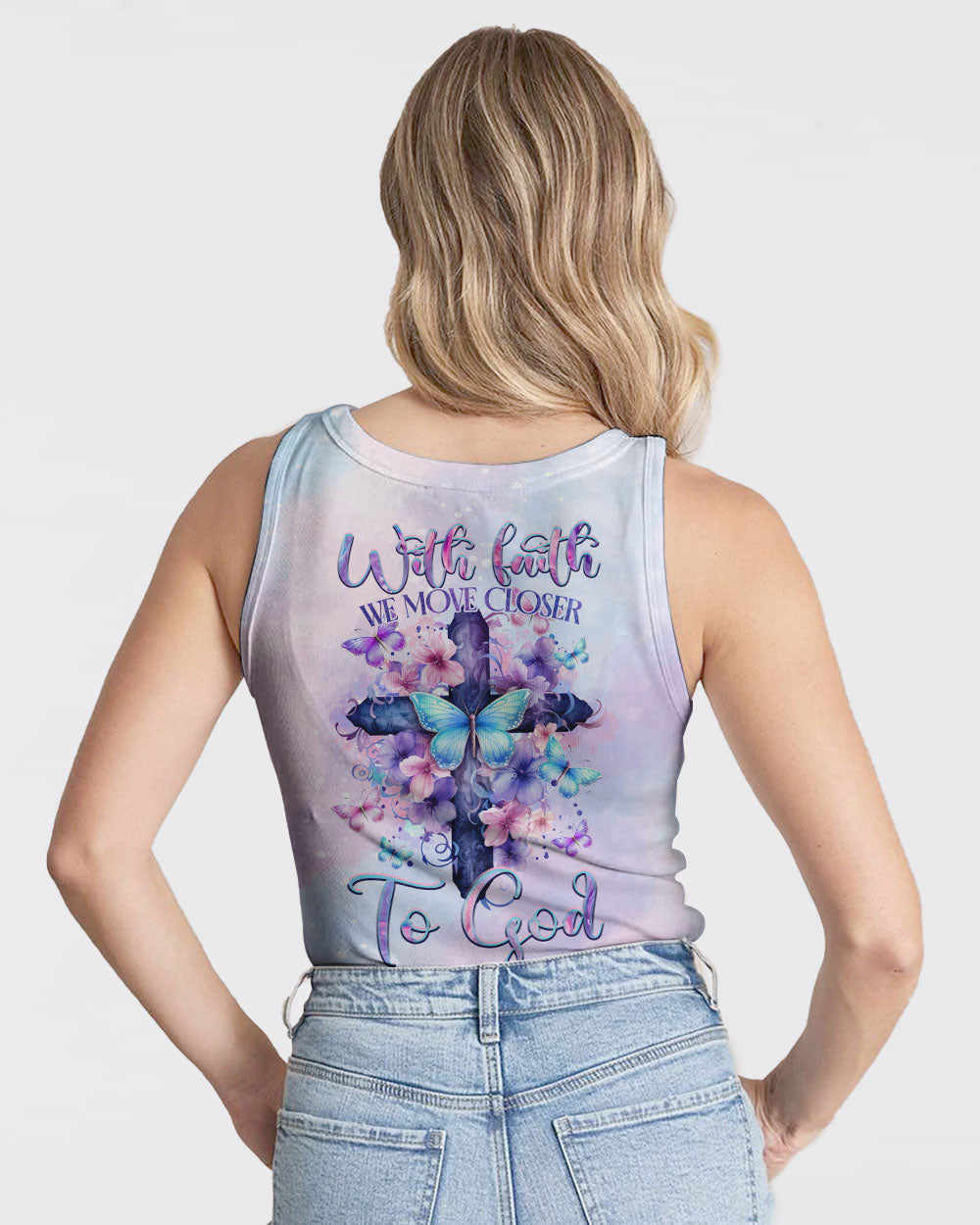 We Move Closer To God Women's All Over Print Shirt - Tltr1110233, easychoo.com