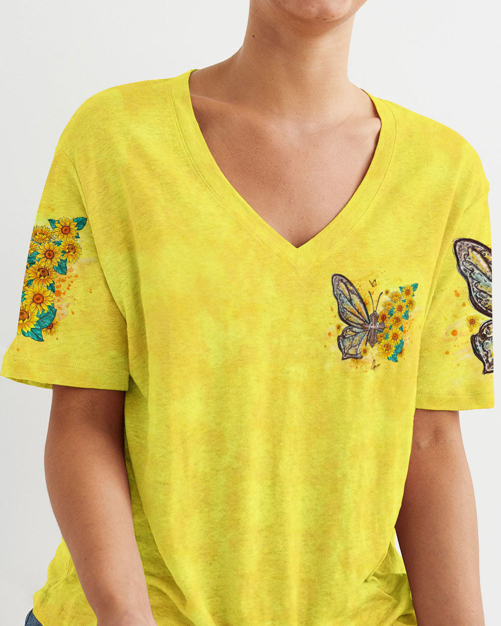 I Can Do All Things Butterfly Women's All Over Print Shirt - Yhhg1107233, easychoo.com