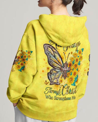 I Can Do All Things Butterfly Women's All Over Print Shirt - Yhhg1107233, easychoo.com