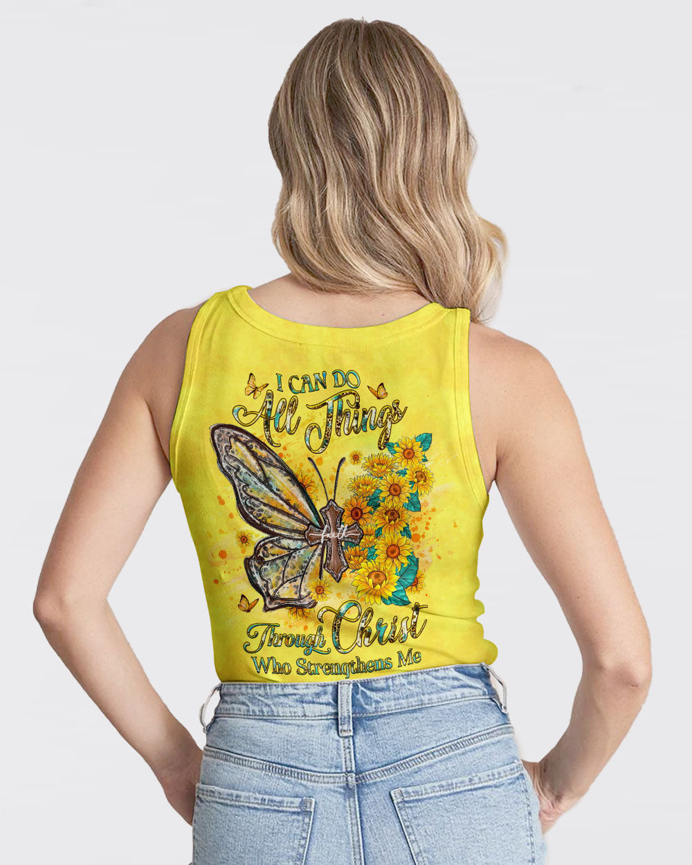 I Can Do All Things Butterfly Women's All Over Print Shirt - Yhhg1107233, easychoo.com