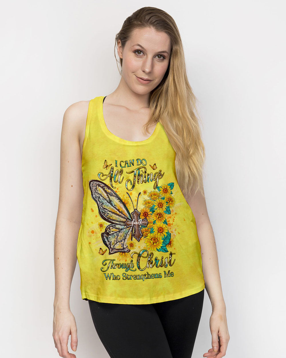 I Can Do All Things Butterfly Women's All Over Print Shirt - Yhhg1107233, easychoo.com