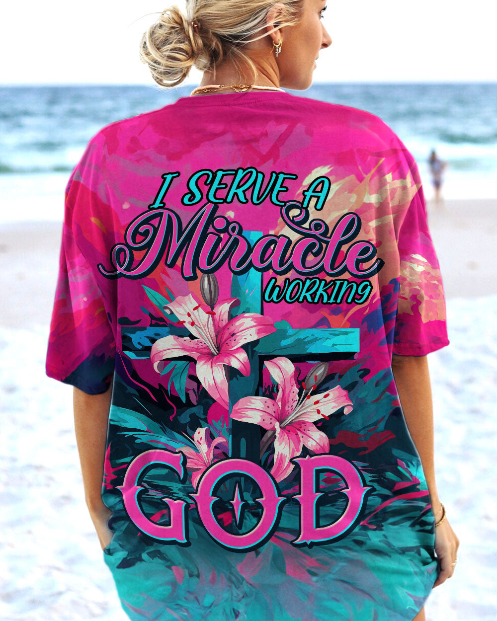 I Serve A Miracle Working God Women's All Over Print Shirt - Tytm0607233, easychoo.com