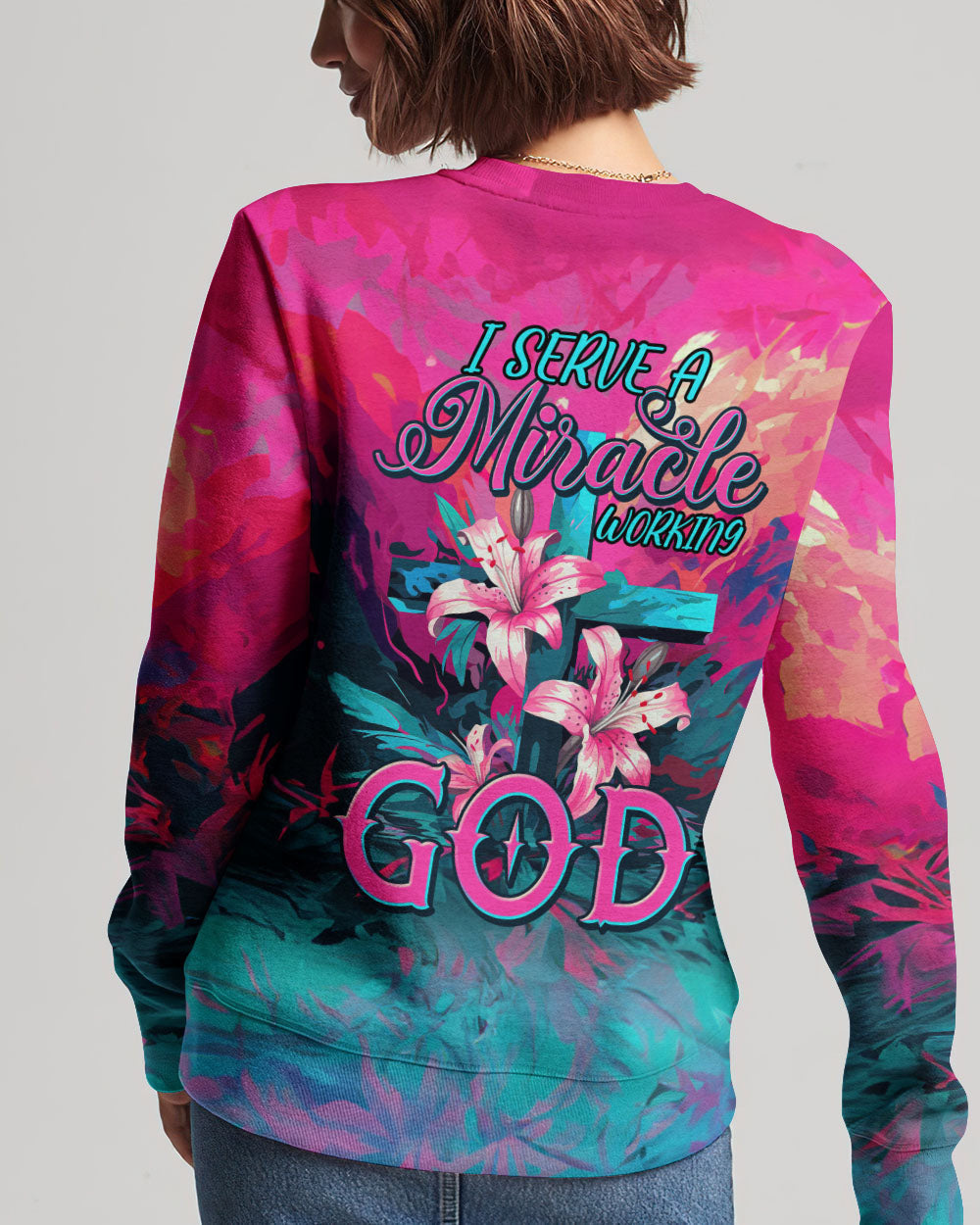 I Serve A Miracle Working God Women's All Over Print Shirt - Tytm0607233, easychoo.com