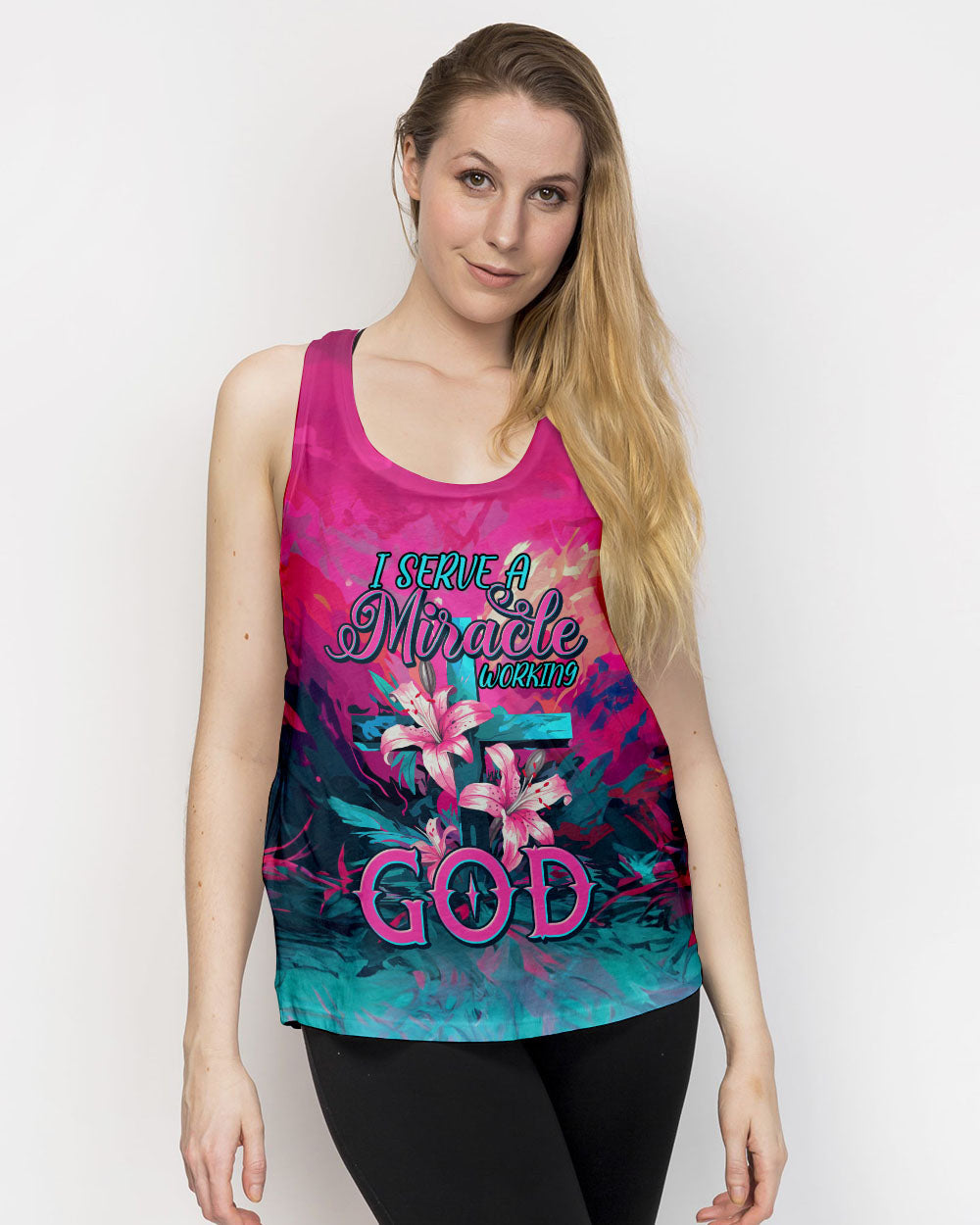 I Serve A Miracle Working God Women's All Over Print Shirt - Tytm0607233, easychoo.com