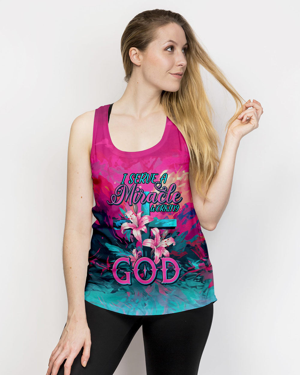 I Serve A Miracle Working God Women's All Over Print Shirt - Tytm0607233, easychoo.com