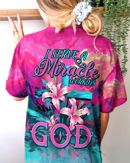 I Serve A Miracle Working God Women's All Over Print Shirt - Tytm0607233, easychoo.com