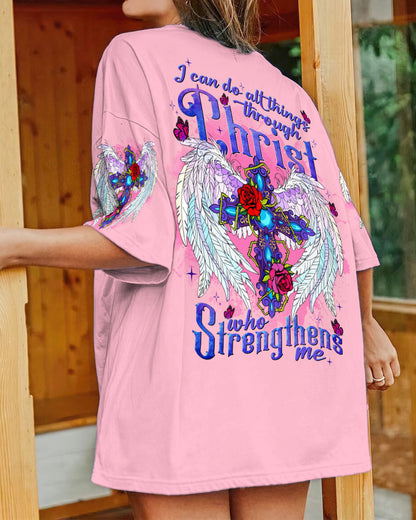I Can Do All Things Through Christ Wings Women's All Over Print Shirt - Tlnt0707232, easychoo.com