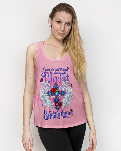 I Can Do All Things Through Christ Wings Women's All Over Print Shirt - Tlnt0707232, easychoo.com