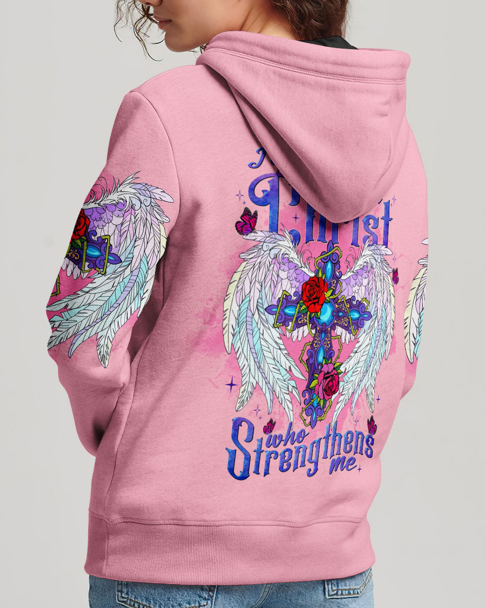I Can Do All Things Through Christ Wings Women's All Over Print Shirt - Tlnt0707232, easychoo.com
