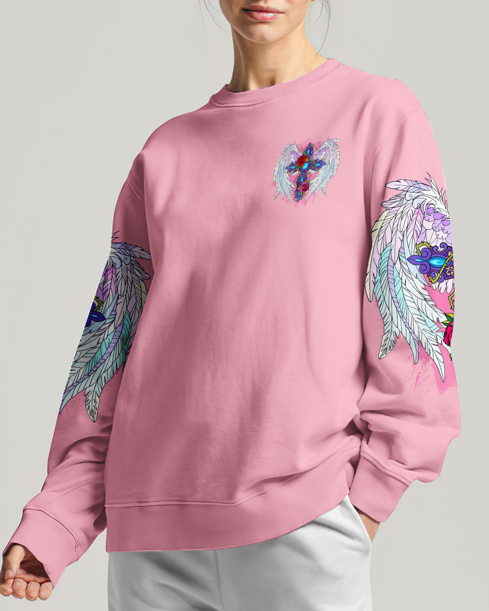 I Can Do All Things Through Christ Wings Women's All Over Print Shirt - Tlnt0707232, easychoo.com