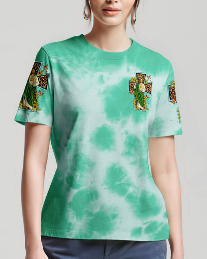 God I'm Depending On You Tie Dye Women's All Over Print Shirt - Tytm1007231, easychoo.com