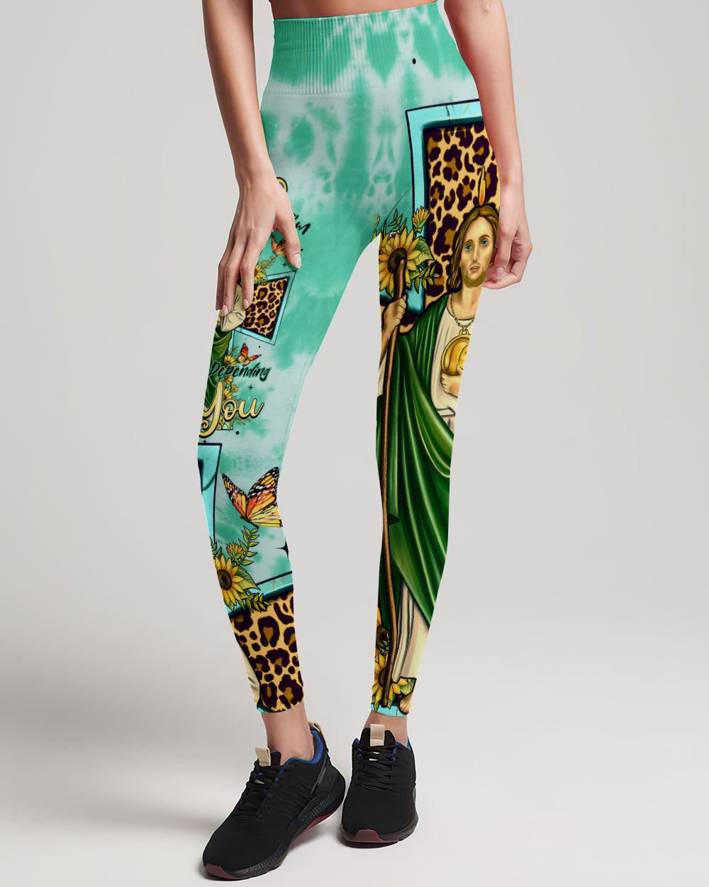 God I'm Depending On You Tie Dye Women's All Over Print Shirt - Tytm1007231, easychoo.com