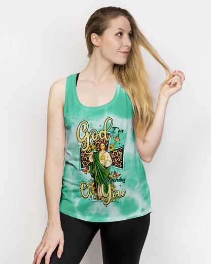 God I'm Depending On You Tie Dye Women's All Over Print Shirt - Tytm1007231, easychoo.com