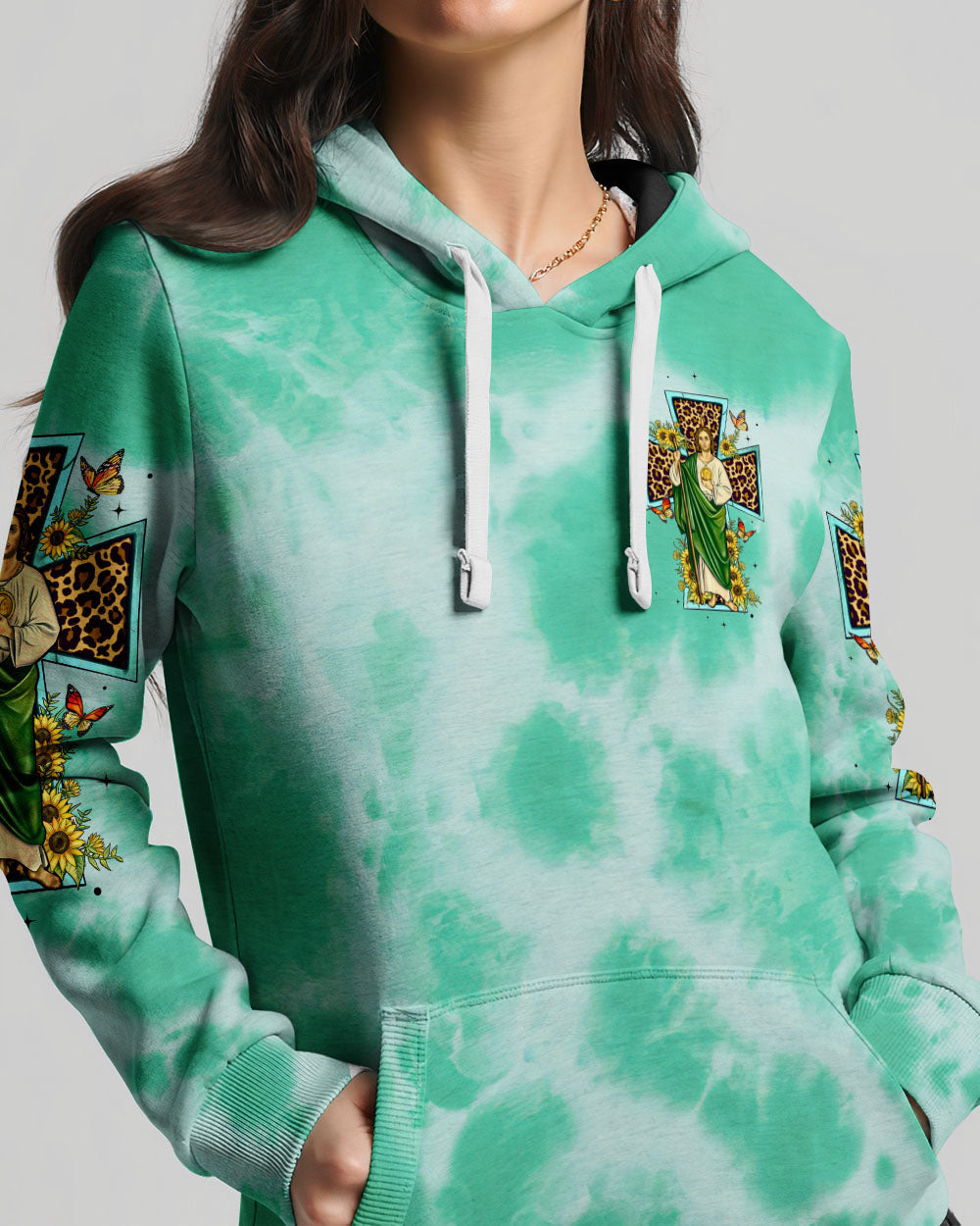 God I'm Depending On You Tie Dye Women's All Over Print Shirt - Tytm1007231, easychoo.com