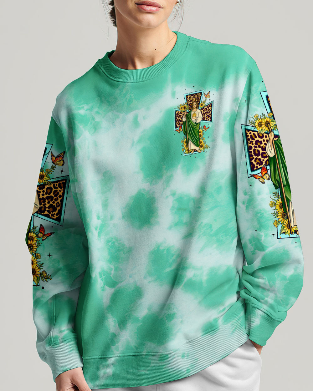 God I'm Depending On You Tie Dye Women's All Over Print Shirt - Tytm1007231, easychoo.com